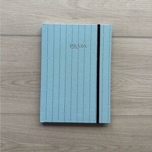 Prada Notebook with Black Elastic